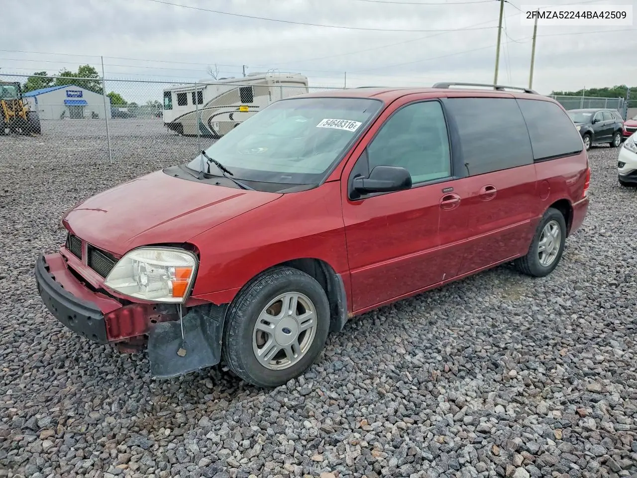 2004 Ford Freestar Sel VIN: 2FMZA52244BA42509 Lot: 54648316