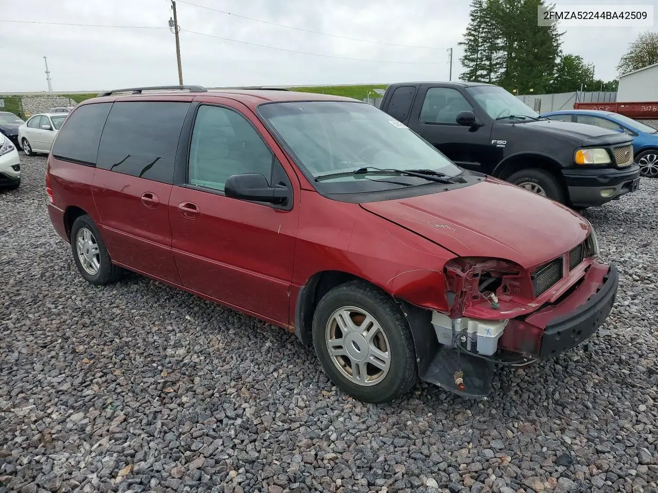 2004 Ford Freestar Sel VIN: 2FMZA52244BA42509 Lot: 54648316