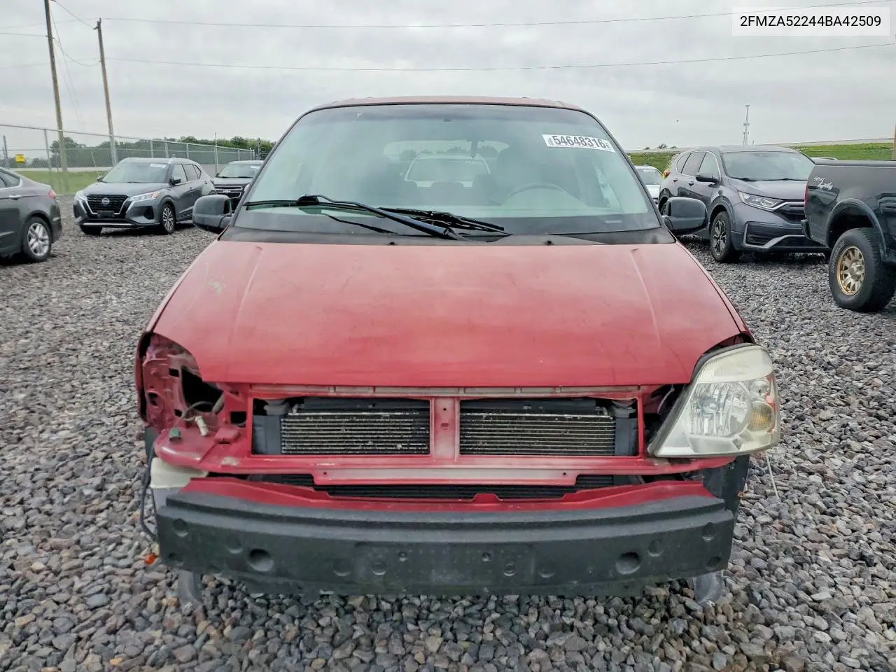 2004 Ford Freestar Sel VIN: 2FMZA52244BA42509 Lot: 54648316