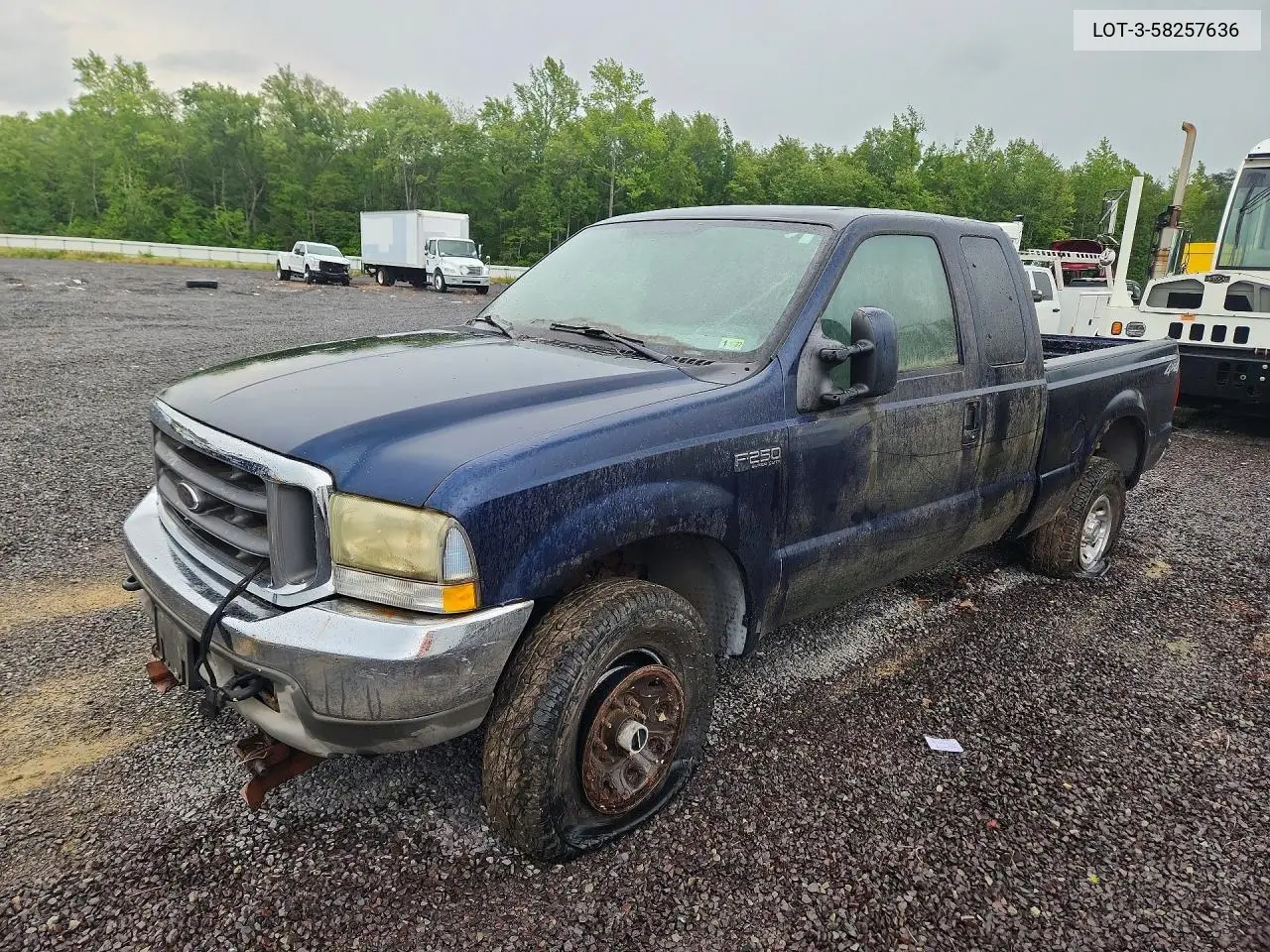 2004 Ford 250 Super Dut VIN: 1FTNX21L54EA50813 Lot: 58257636