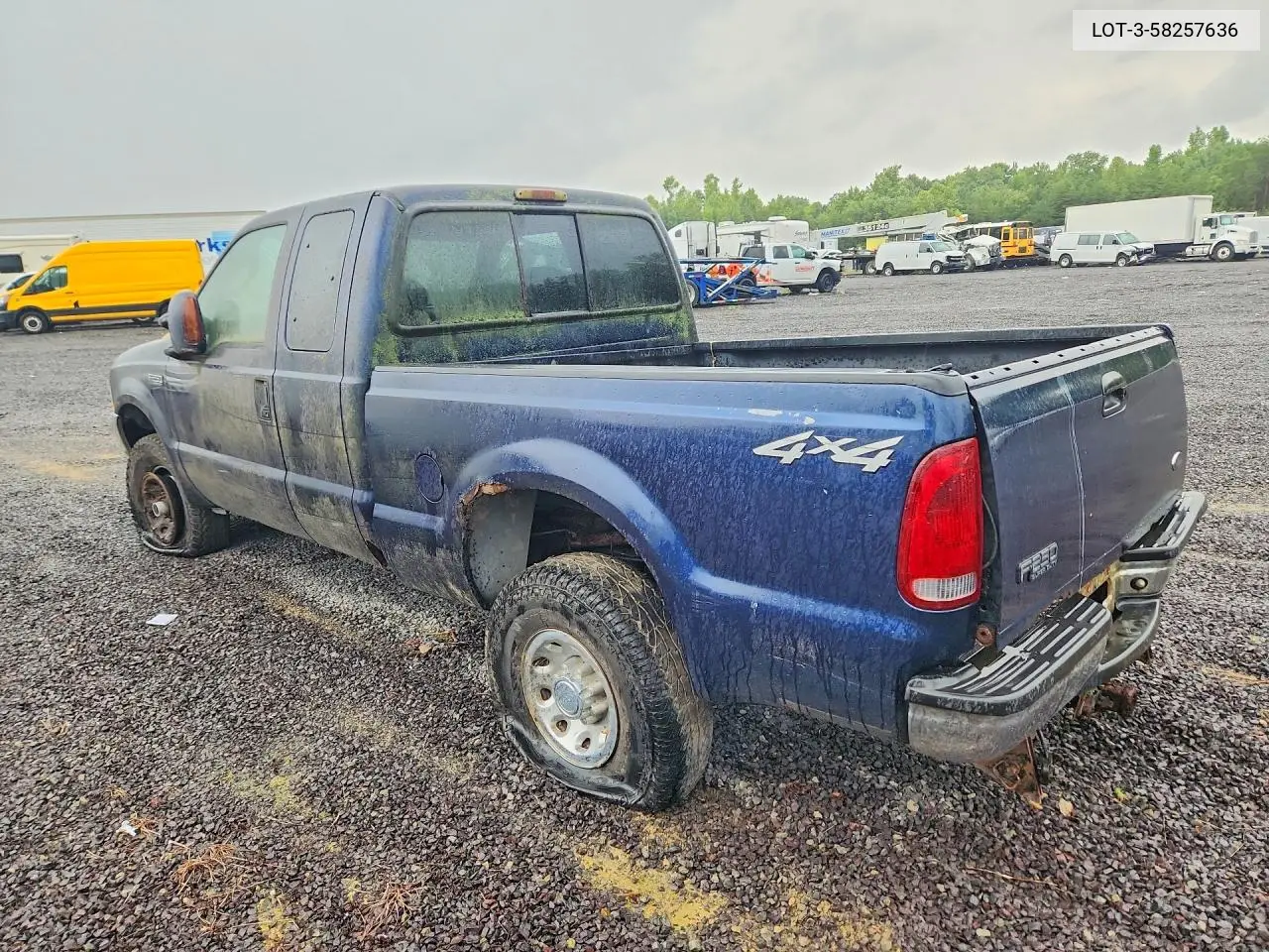 2004 Ford 250 Super Dut VIN: 1FTNX21L54EA50813 Lot: 58257636