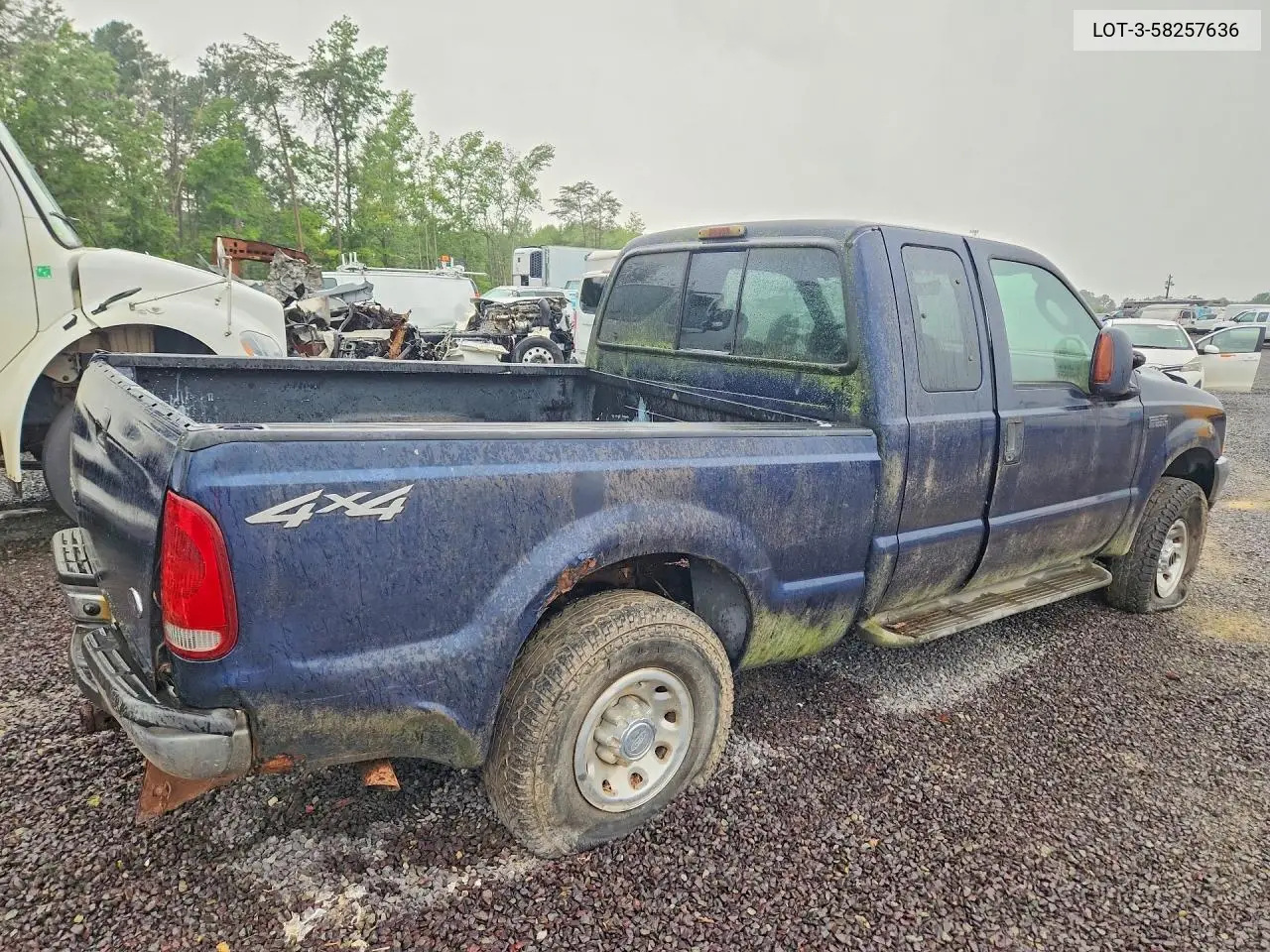 2004 Ford 250 Super Dut VIN: 1FTNX21L54EA50813 Lot: 58257636