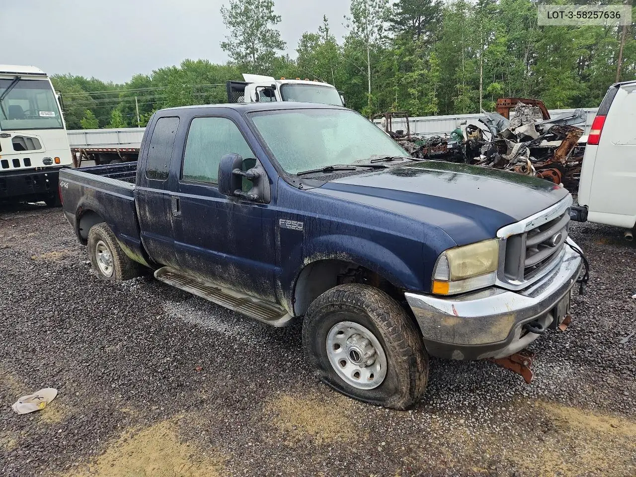2004 Ford 250 Super Dut VIN: 1FTNX21L54EA50813 Lot: 58257636