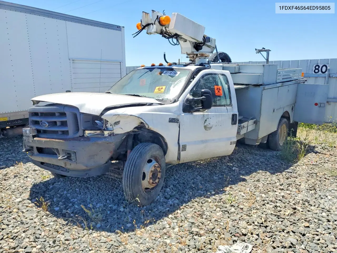 2004 Ford F450 Super - Box Truck VIN: 1FDXF46S64ED95805 Lot: 59116156