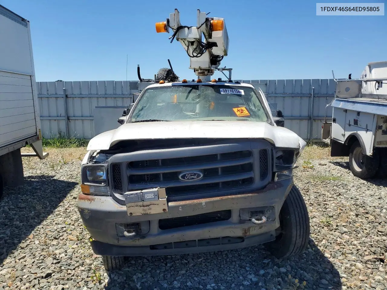 2004 Ford F450 Super - Box Truck VIN: 1FDXF46S64ED95805 Lot: 59116156