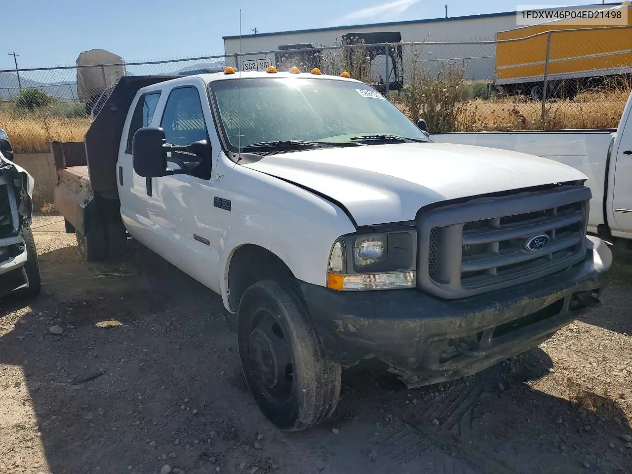 2004 Ford F450 Super Duty VIN: 1FDXW46P04ED21498 Lot: 59598886