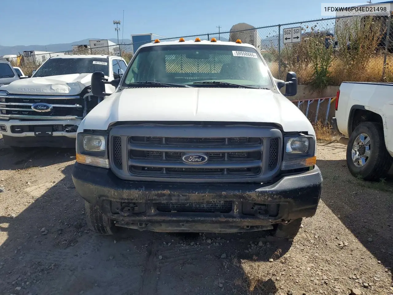 2004 Ford F450 Super Duty VIN: 1FDXW46P04ED21498 Lot: 59598886