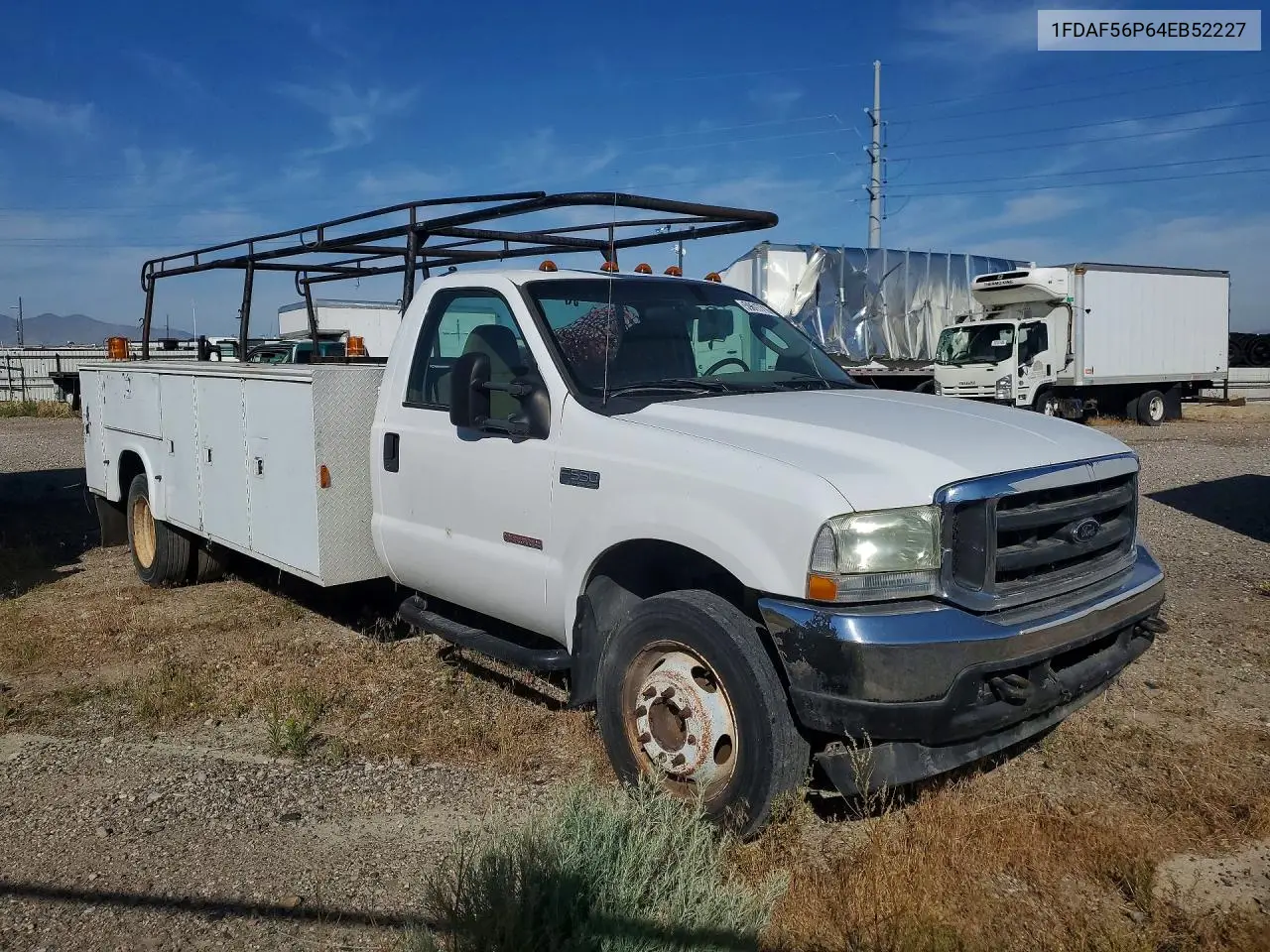 2004 Ford F550 Super Duty VIN: 1FDAF56P64EB52227 Lot: 59617716