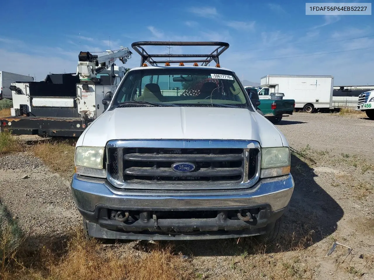 2004 Ford F550 Super Duty VIN: 1FDAF56P64EB52227 Lot: 59617716