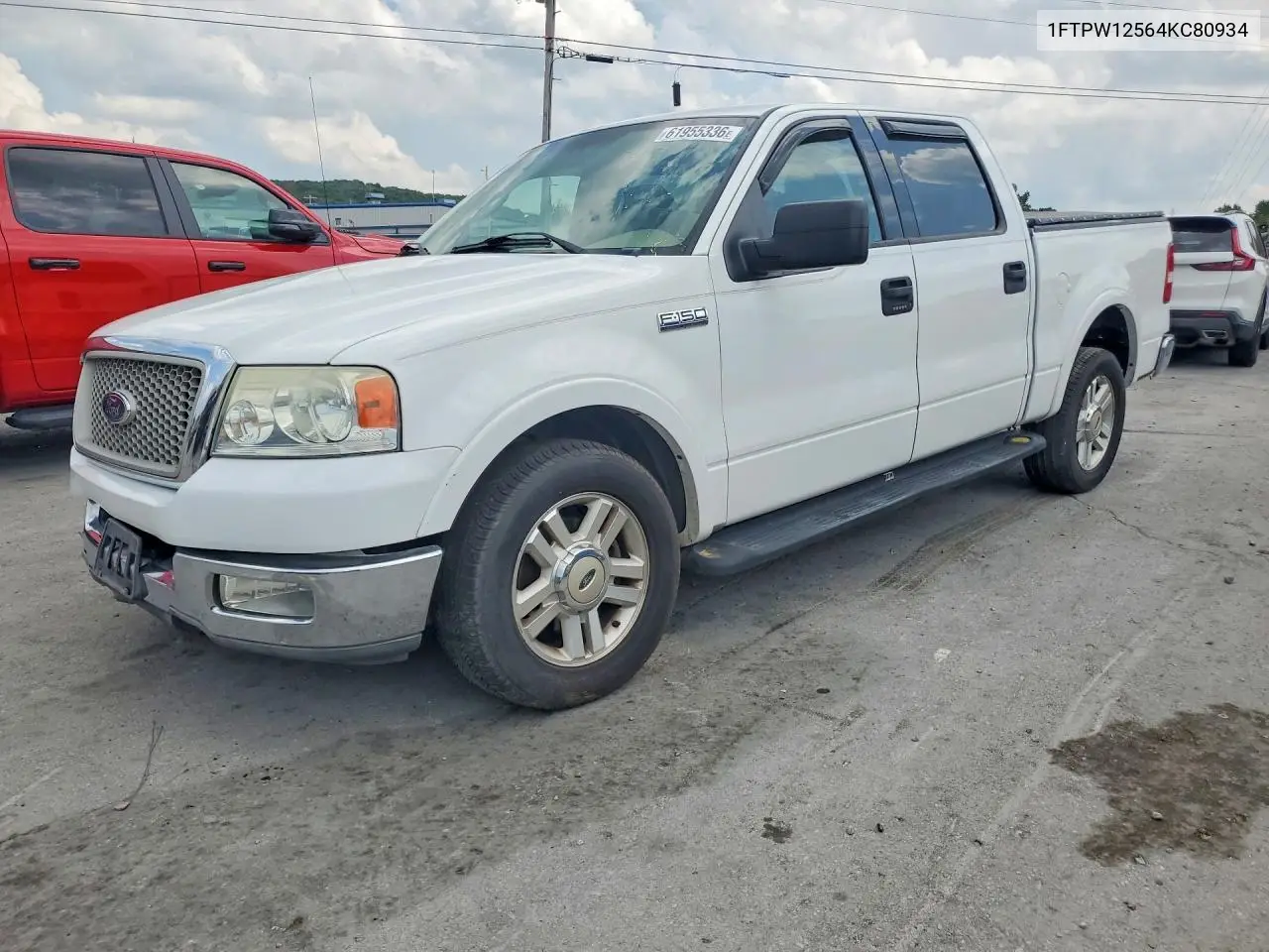 2004 Ford F150 Supercrew VIN: 1FTPW12564KC80934 Lot: 61955336
