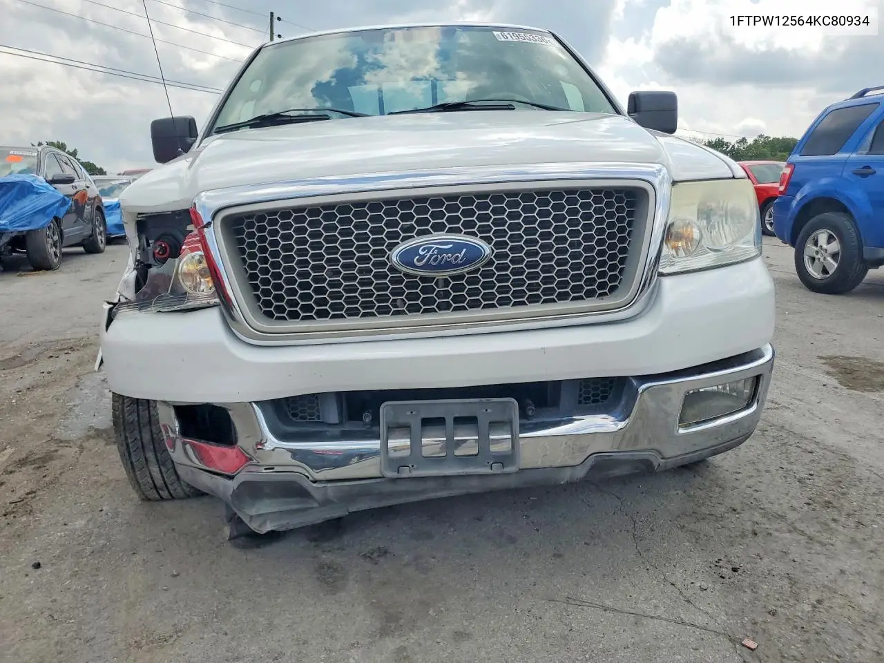 2004 Ford F150 Supercrew VIN: 1FTPW12564KC80934 Lot: 61955336