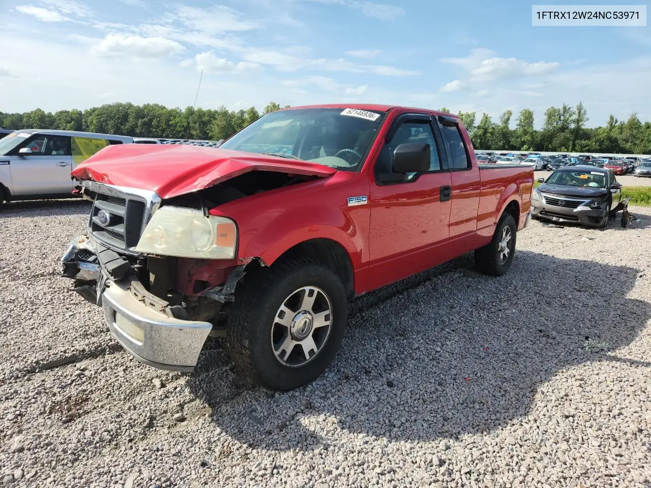 2004 Ford F150 VIN: 1FTRX12W24NC53971 Lot: 62146936