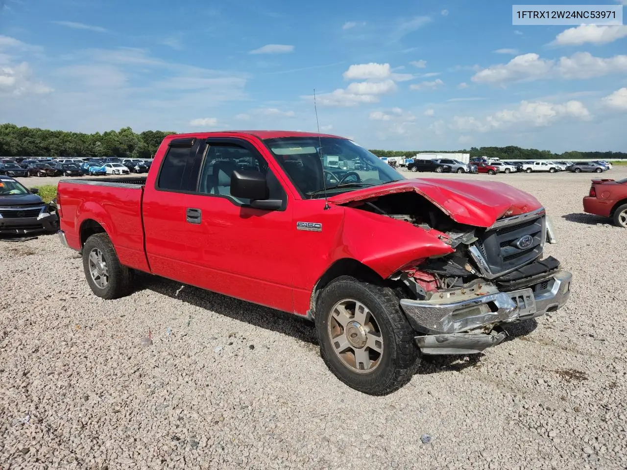 2004 Ford F150 VIN: 1FTRX12W24NC53971 Lot: 62146936
