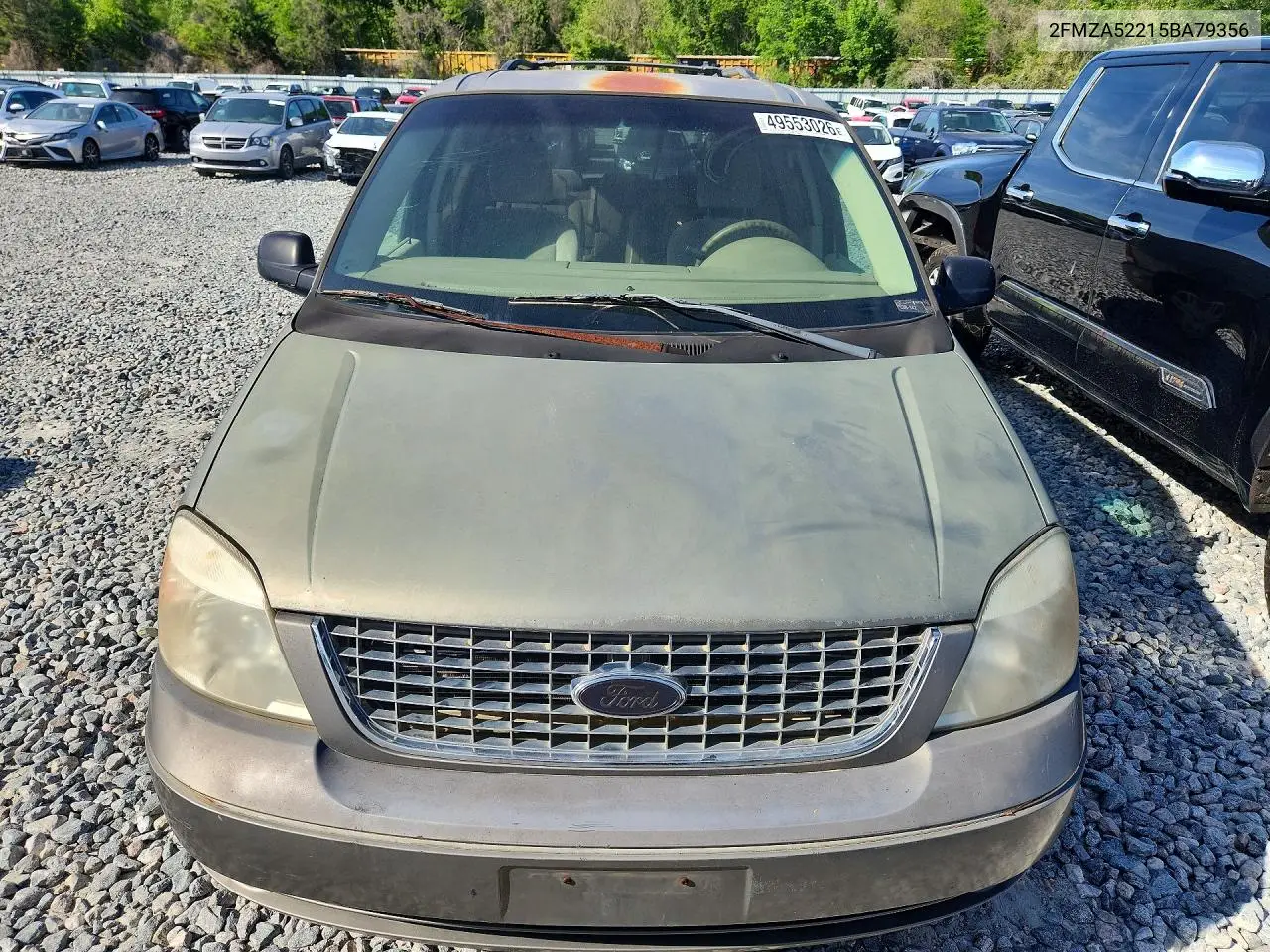 2005 Ford Freestar VIN: 2FMZA52215BA79356 Lot: 49553026