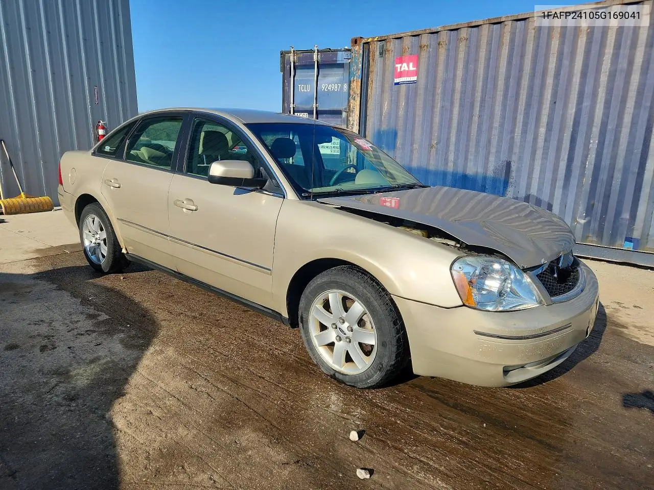 2005 Ford Five Hundred Sel VIN: 1FAFP24105G169041 Lot: 52914846