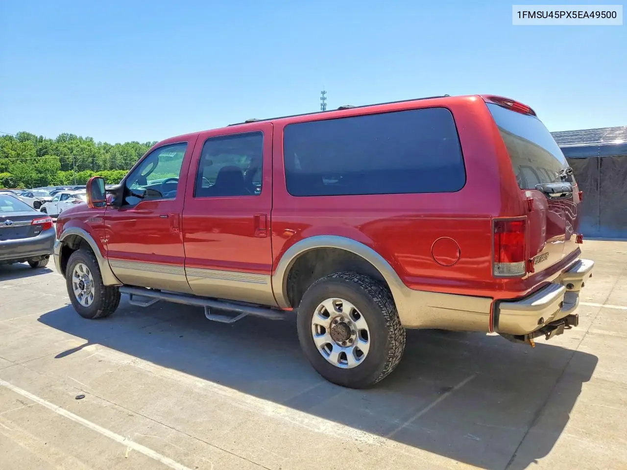 2005 Ford Excursion Eddie Bauer VIN: 1FMSU45PX5EA49500 Lot: 55680356