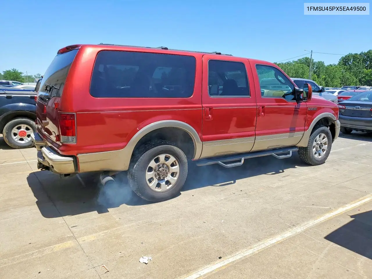 2005 Ford Excursion Eddie Bauer VIN: 1FMSU45PX5EA49500 Lot: 55680356