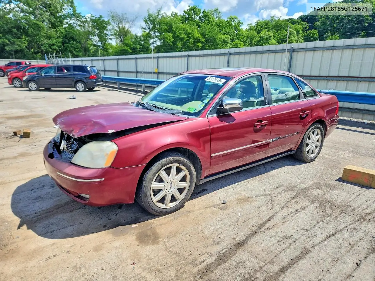 2005 Ford Five Hundred Limited VIN: 1FAFP28185G125671 Lot: 57270356