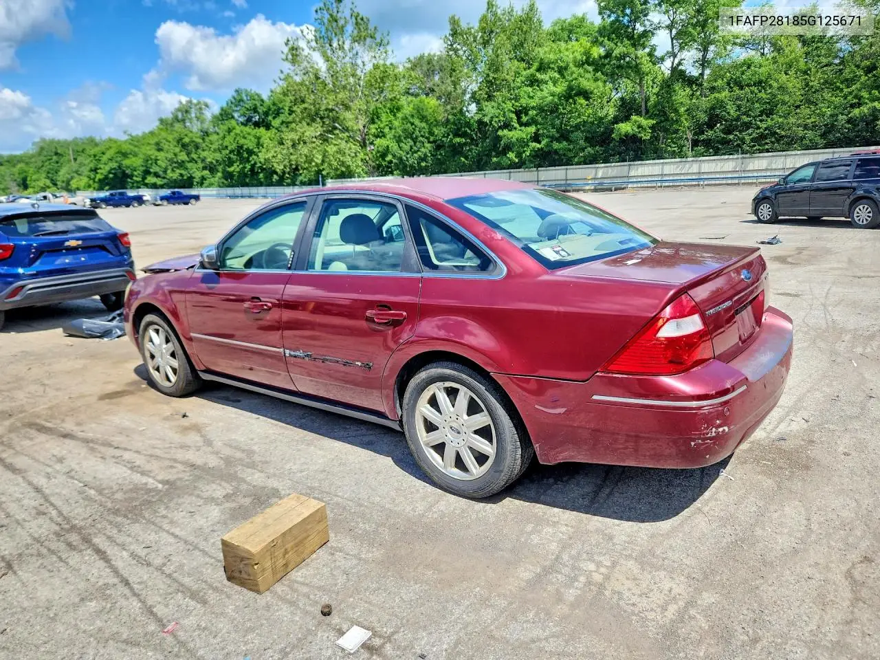 2005 Ford Five Hundred Limited VIN: 1FAFP28185G125671 Lot: 57270356