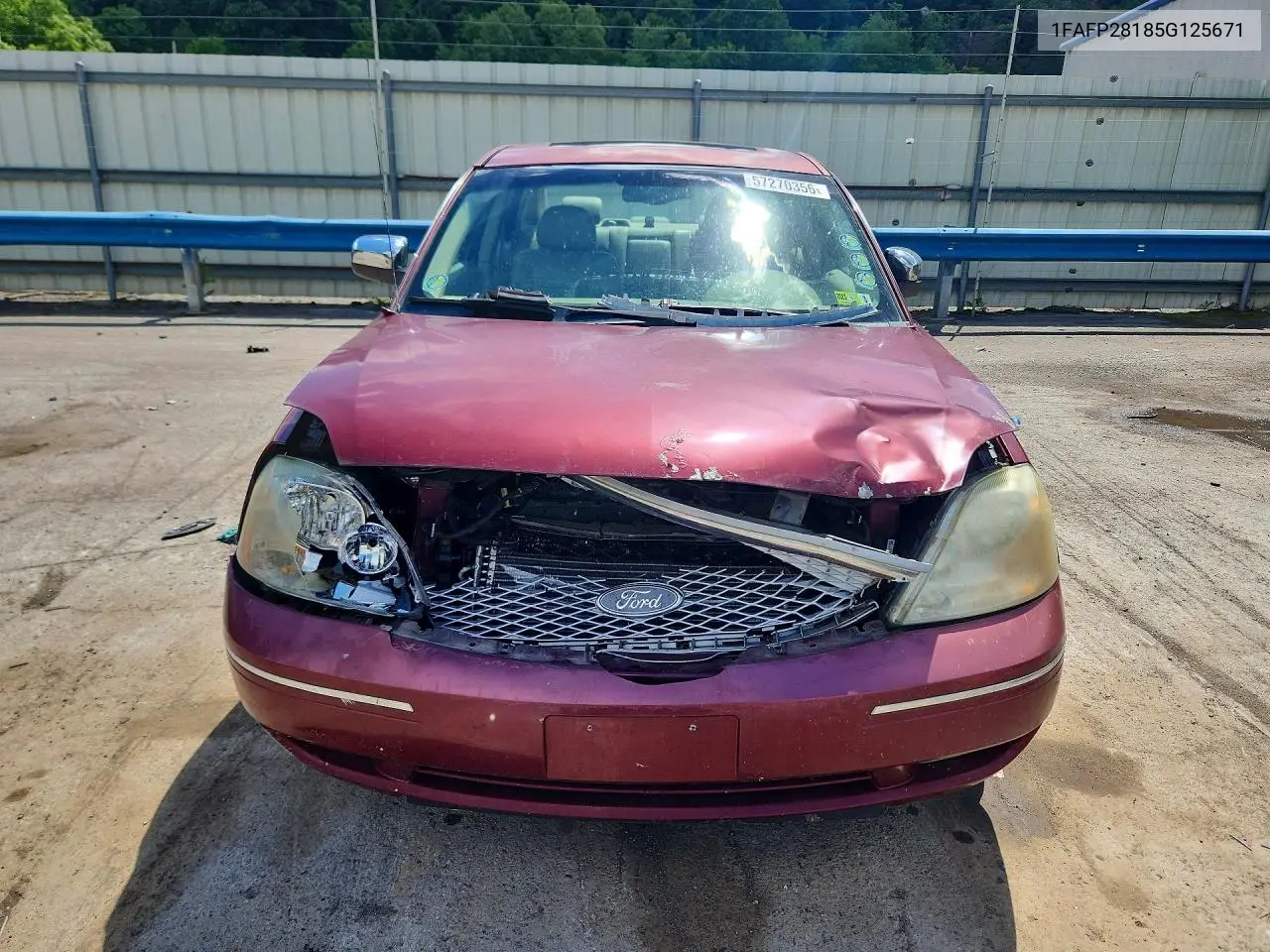2005 Ford Five Hundred Limited VIN: 1FAFP28185G125671 Lot: 57270356