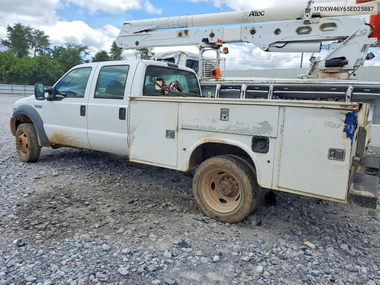 2005 Ford F450 Super Duty VIN: 1FDXW46Y65ED25887 Lot: 58003586