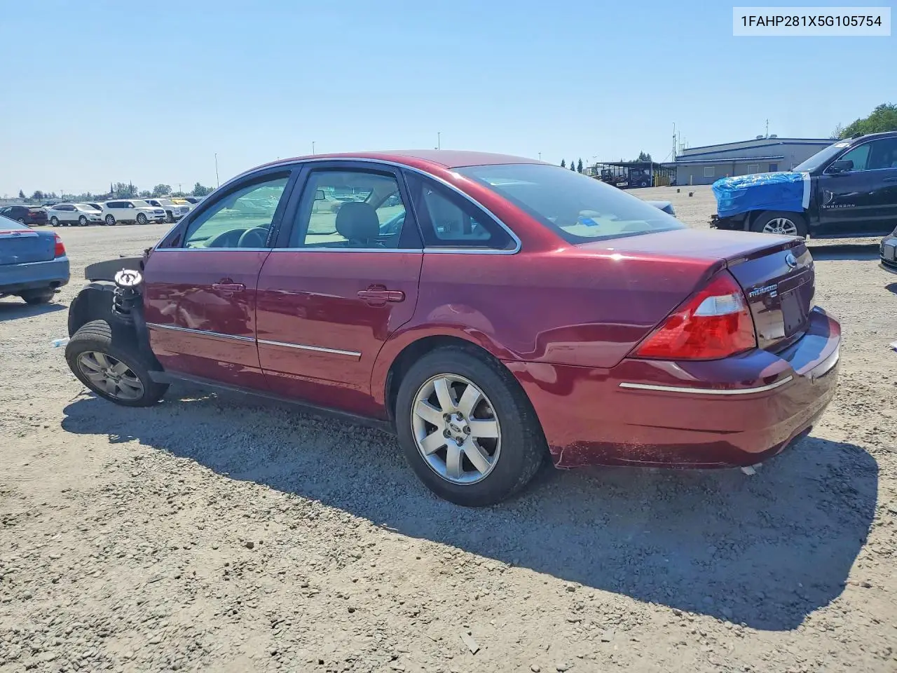 2005 Ford Five Hundred Limited VIN: 1FAHP281X5G105754 Lot: 58058946