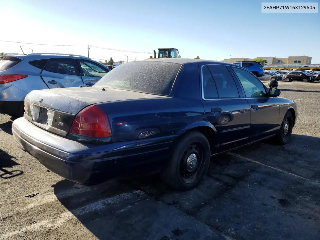 2006 Ford Crown Victoria Police Interceptor VIN: 2FAHP71W16X129505 Lot: 52878036
