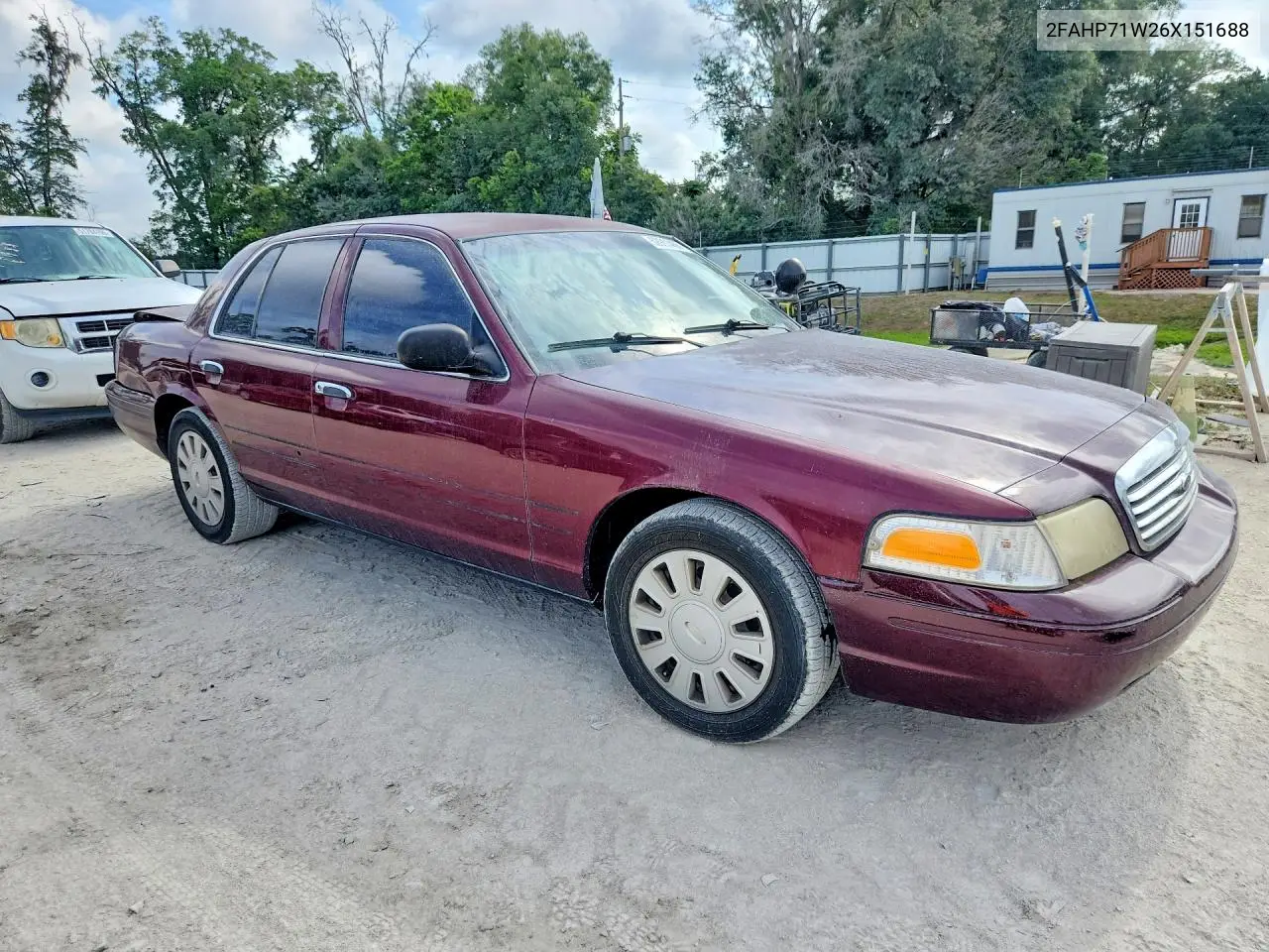 2006 Ford Crown Victoria Police Interceptor VIN: 2FAHP71W26X151688 Lot: 52911456
