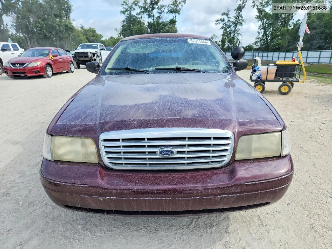 2006 Ford Crown Victoria Police Interceptor VIN: 2FAHP71W26X151688 Lot: 52911456