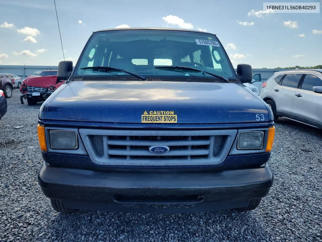 2006 Ford Econoline E350 Super Duty Wagon VIN: 1FBNE31L56DB40293 Lot: 57605706