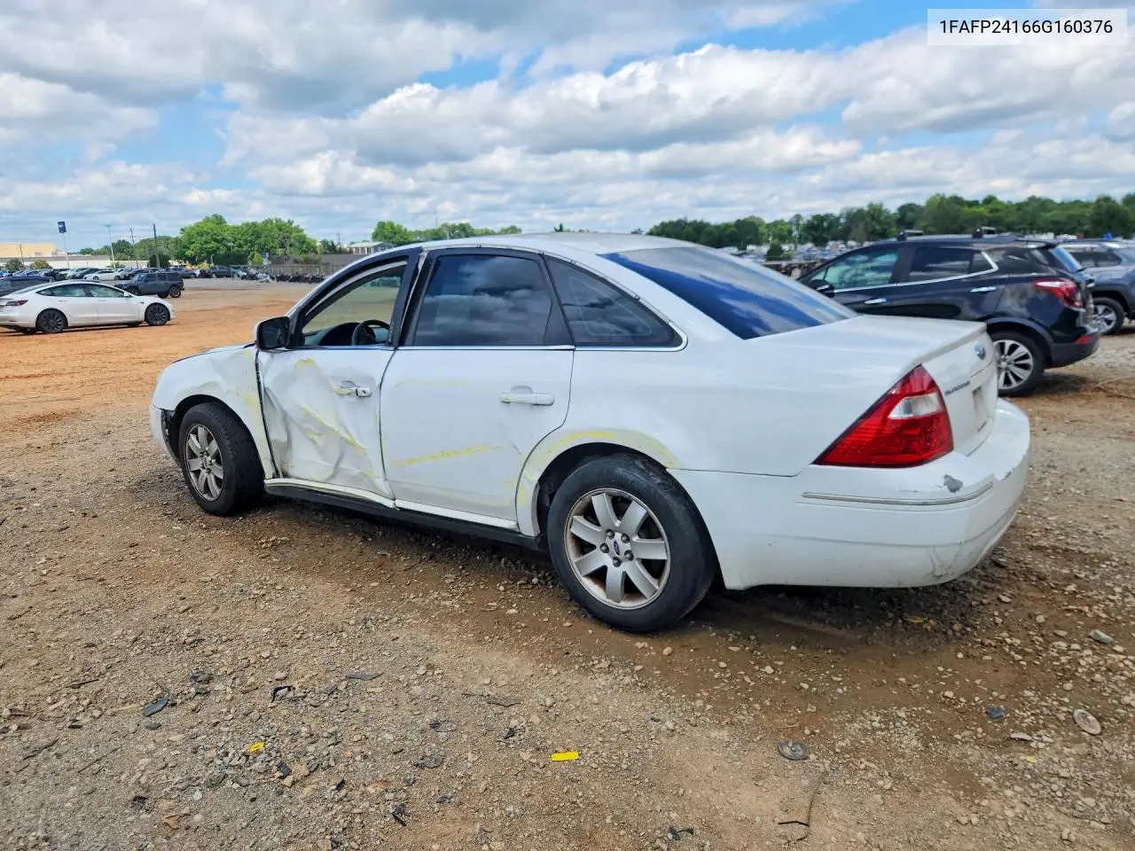 2006 Ford Five Hundred Sel VIN: 1FAFP24166G160376 Lot: 58230106
