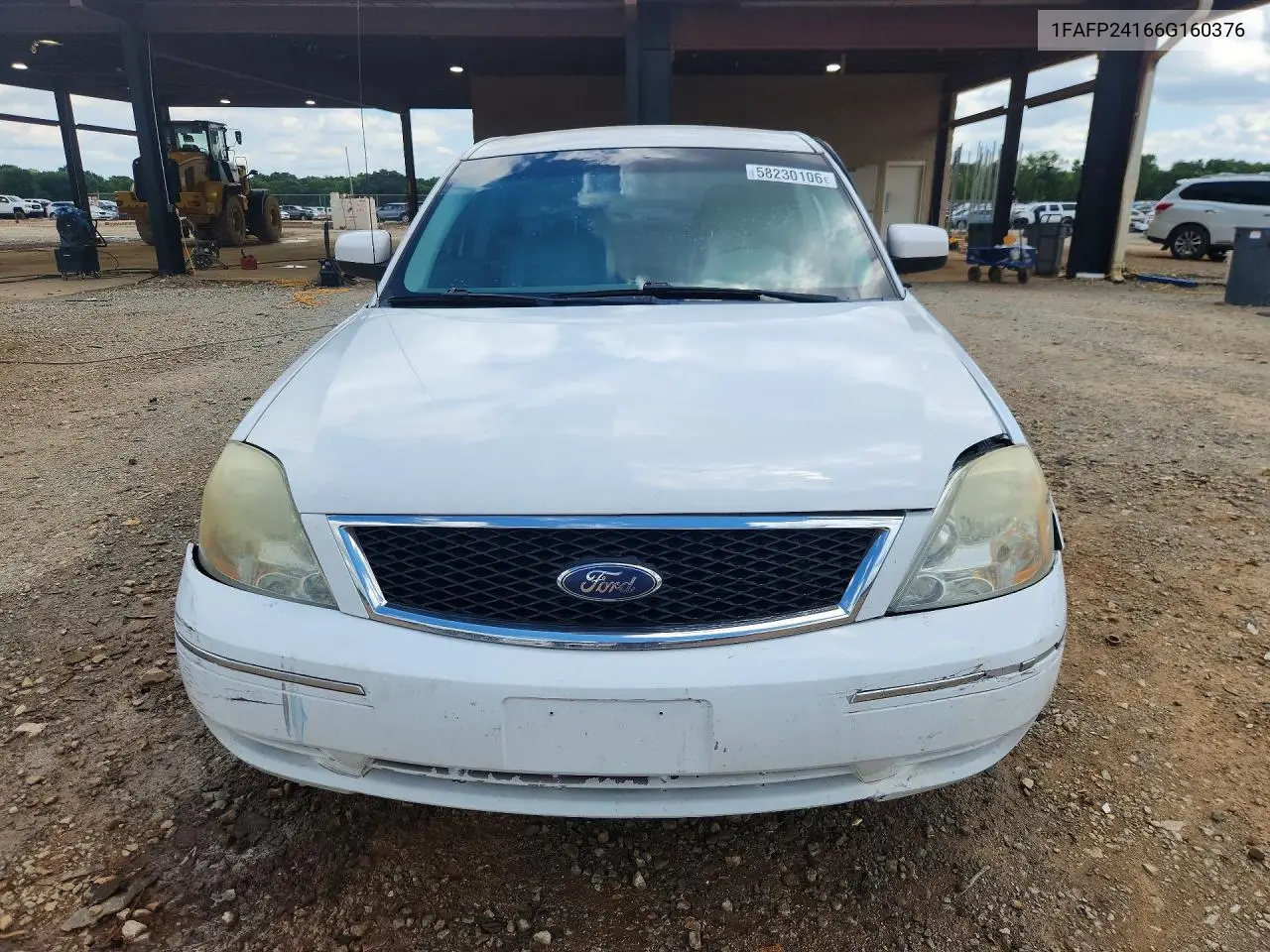 2006 Ford Five Hundred Sel VIN: 1FAFP24166G160376 Lot: 58230106