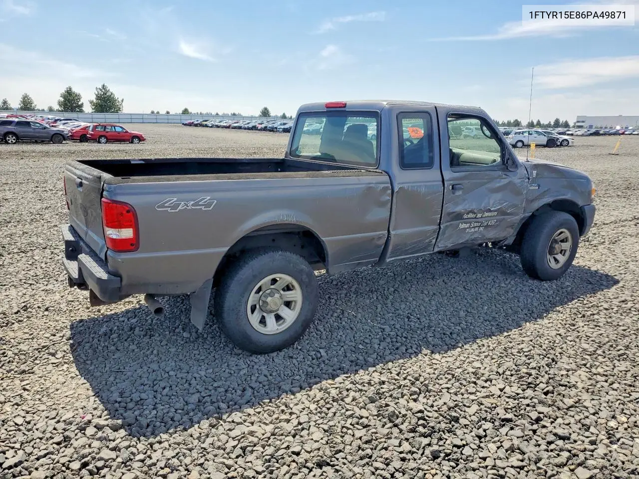 2006 Ford Ranger Super Cab VIN: 1FTYR15E86PA49871 Lot: 59896266