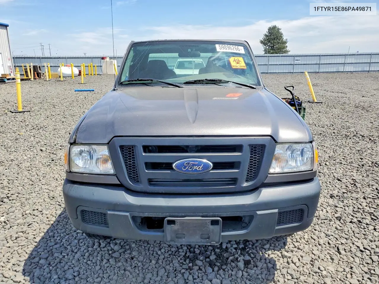 2006 Ford Ranger Super Cab VIN: 1FTYR15E86PA49871 Lot: 59896266