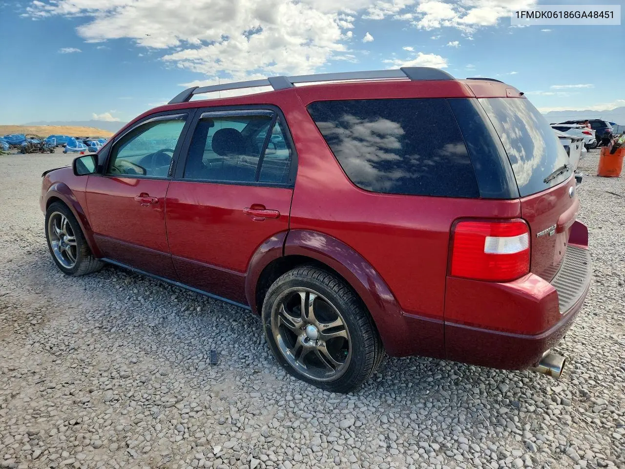 2006 Ford Freestyle Limited VIN: 1FMDK06186GA48451 Lot: 59927126