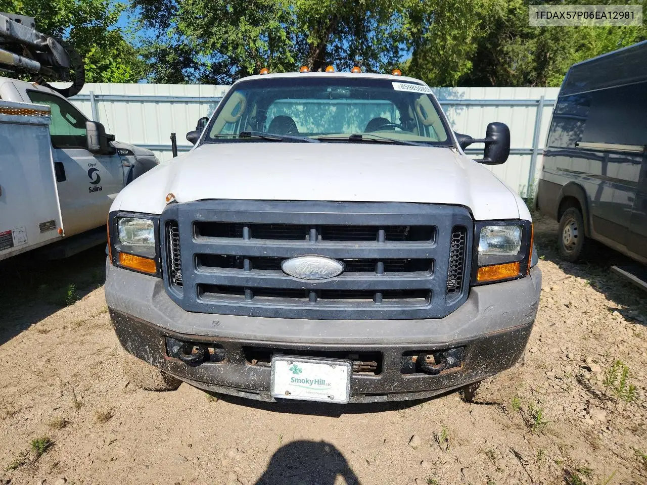 2006 Ford F550 Super Duty VIN: 1FDAX57P06EA12981 Lot: 85985085
