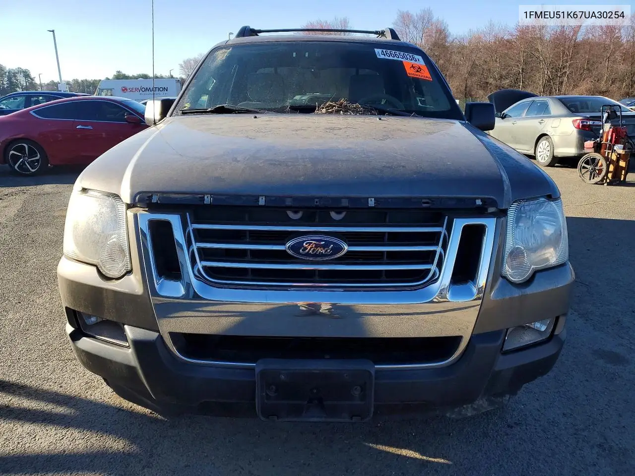 2007 Ford Explorer Sport Trac Xlt VIN: 1FMEU51K67UA30254 Lot: 46665036