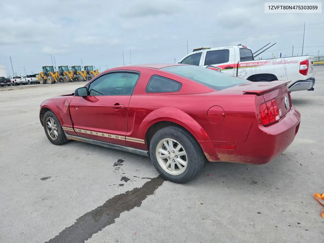 2007 Ford Mustang VIN: 1ZVFT80N475303059 Lot: 54271686