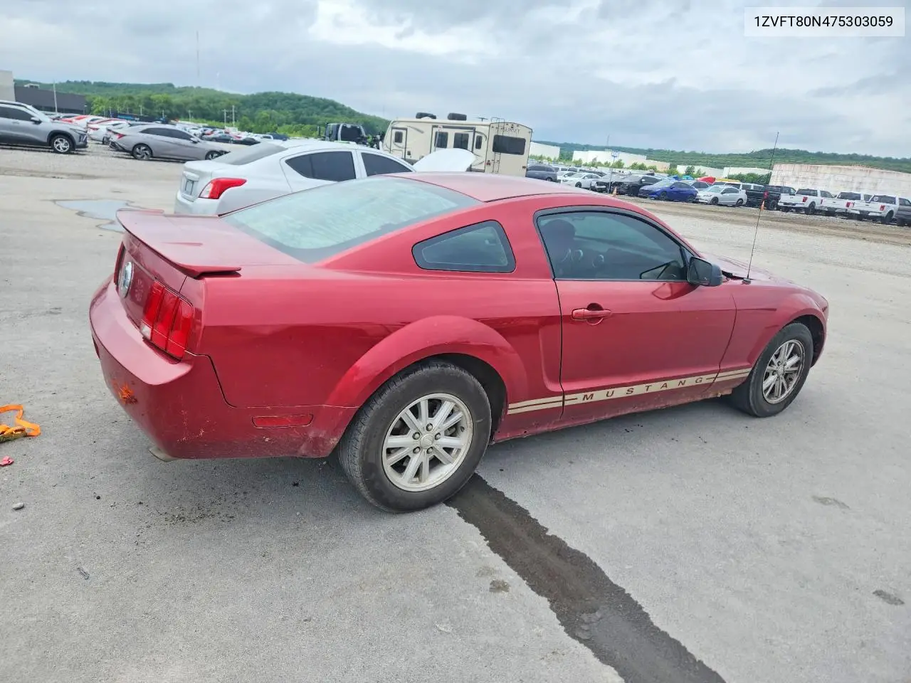 2007 Ford Mustang VIN: 1ZVFT80N475303059 Lot: 54271686