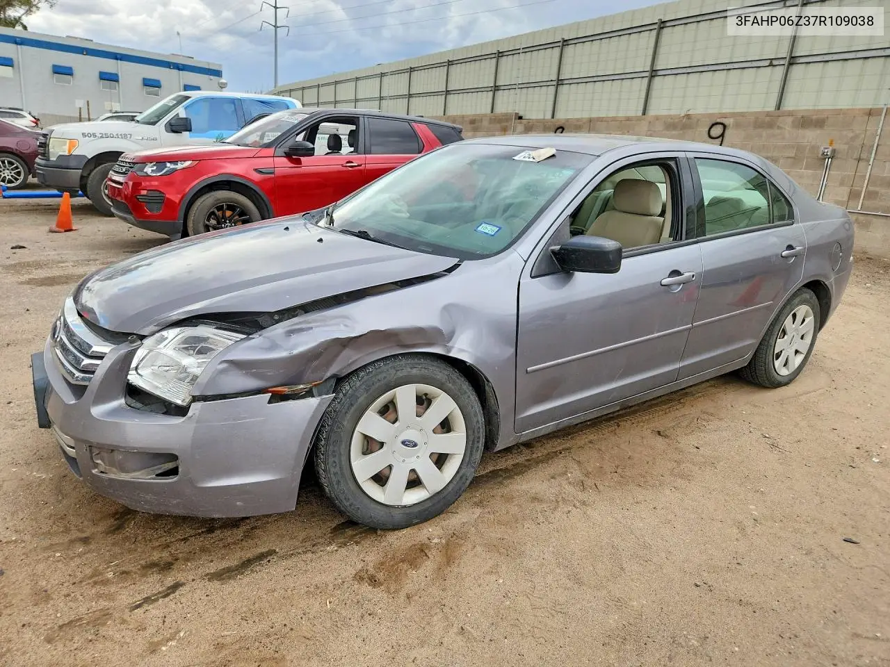 2007 Ford Fusion S VIN: 3FAHP06Z37R109038 Lot: 55846106