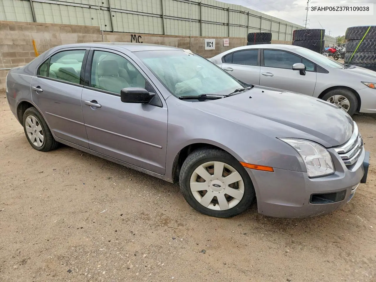 2007 Ford Fusion S VIN: 3FAHP06Z37R109038 Lot: 55846106