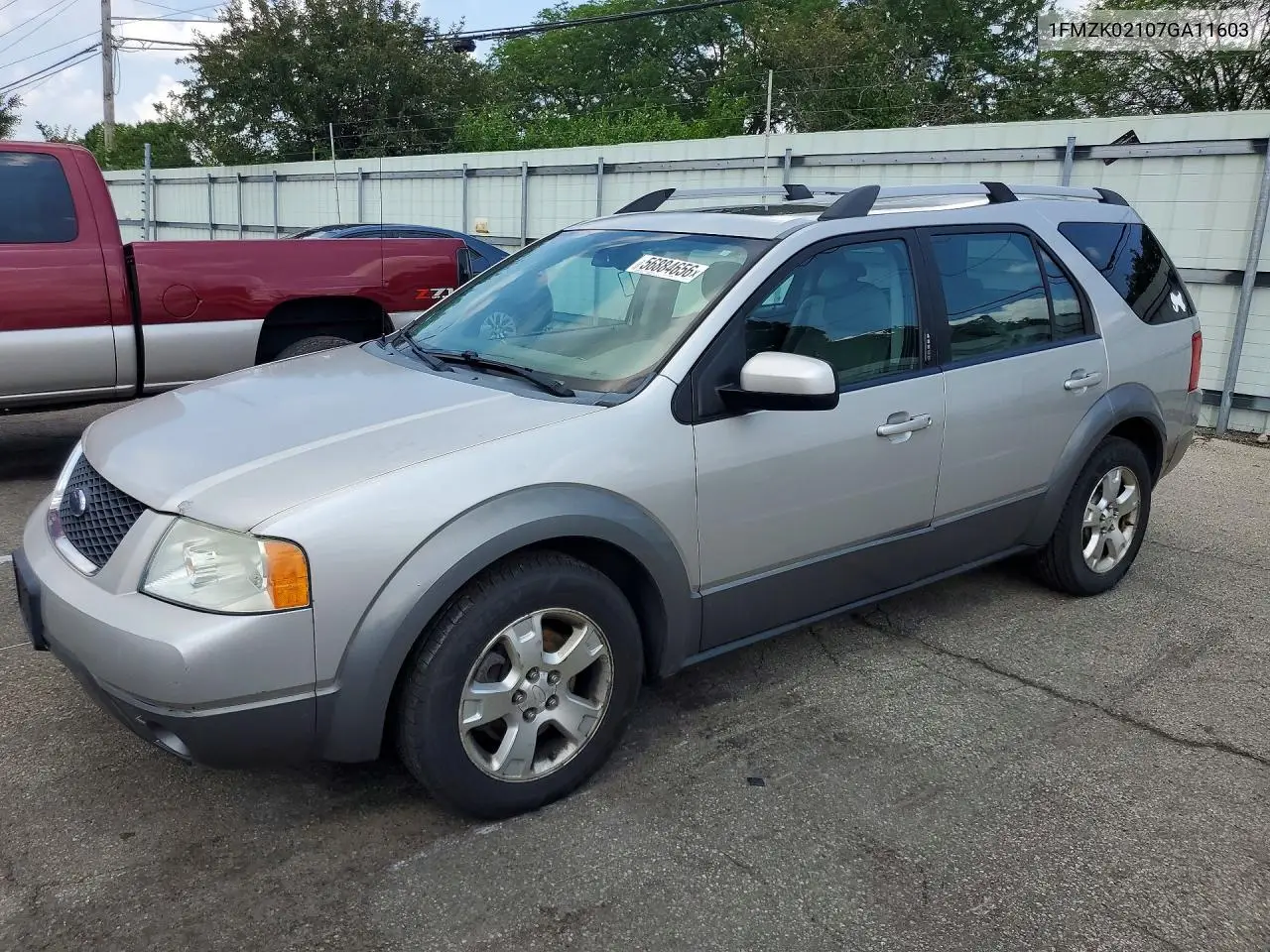2007 Ford Freestyle Sel VIN: 1FMZK02107GA11603 Lot: 56884656