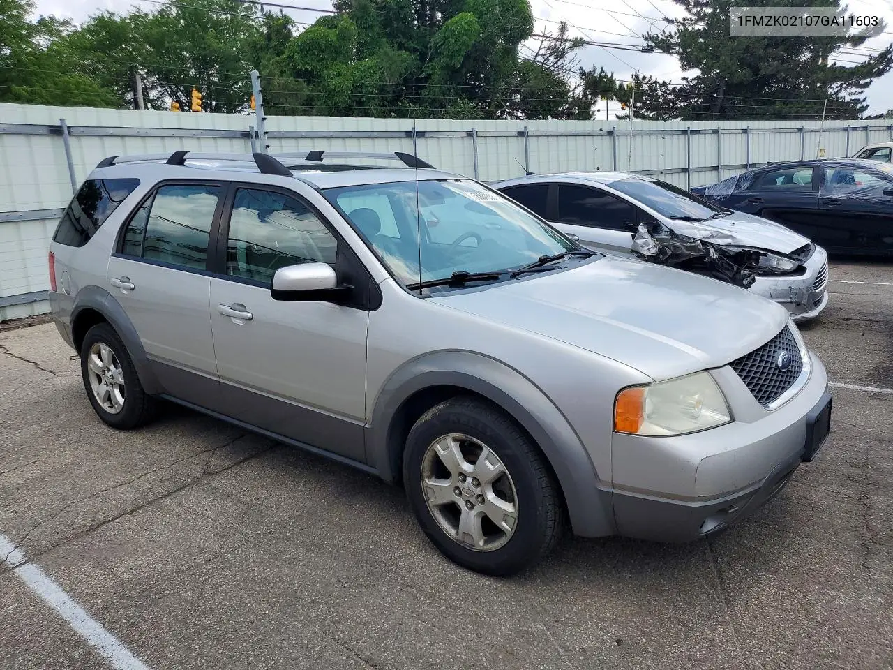 2007 Ford Freestyle Sel VIN: 1FMZK02107GA11603 Lot: 56884656