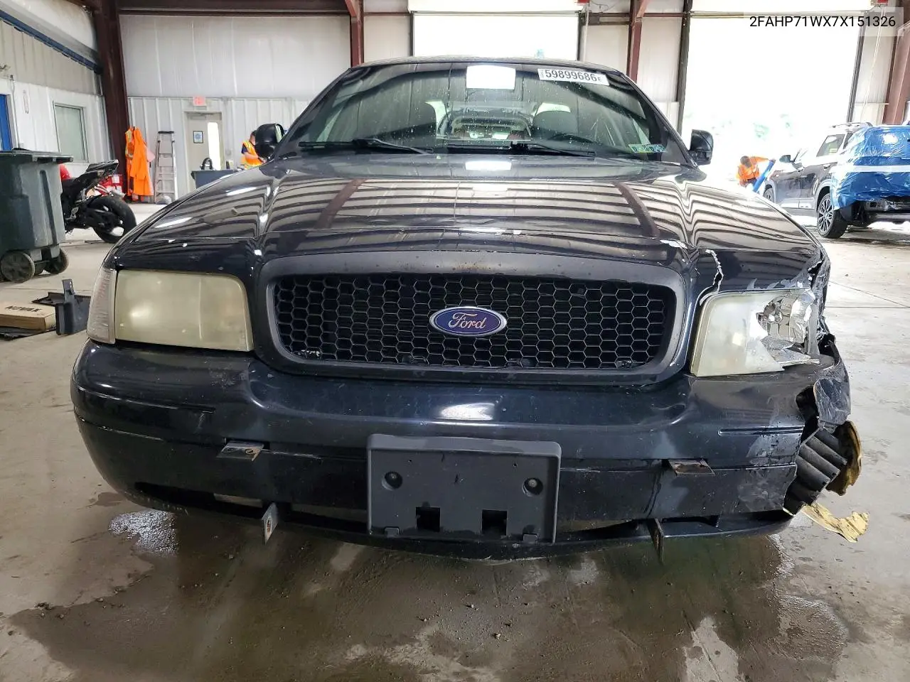 2007 Ford Crown Victoria Police Interceptor VIN: 2FAHP71WX7X151326 Lot: 59899686