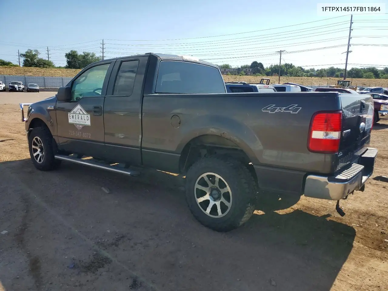 2007 Ford F150 VIN: 1FTPX14517FB11864 Lot: 61409416