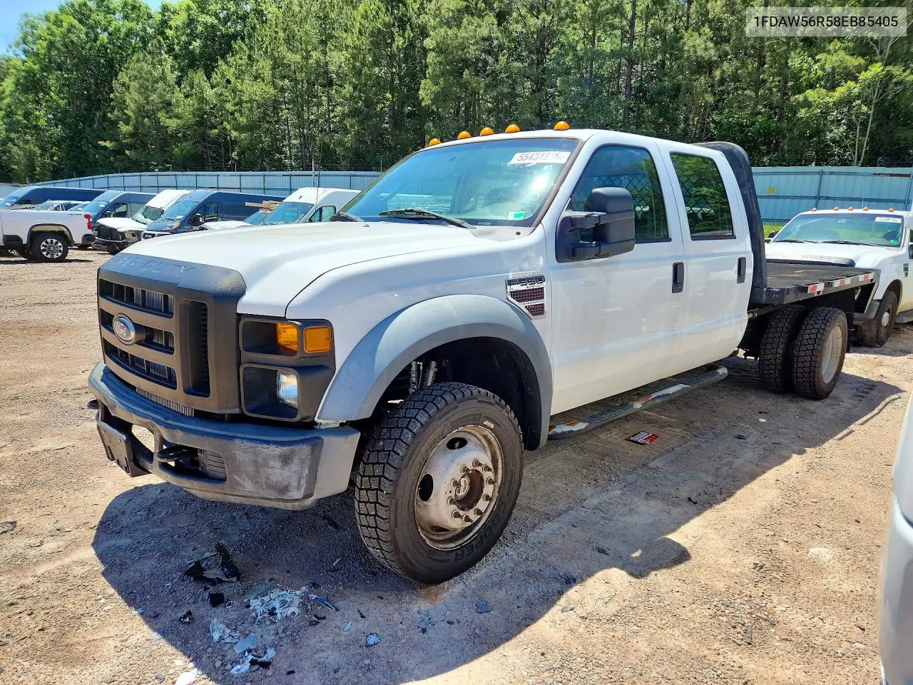 2008 Ford F550 Super Duty VIN: 1FDAW56R58EB85405 Lot: 55434916