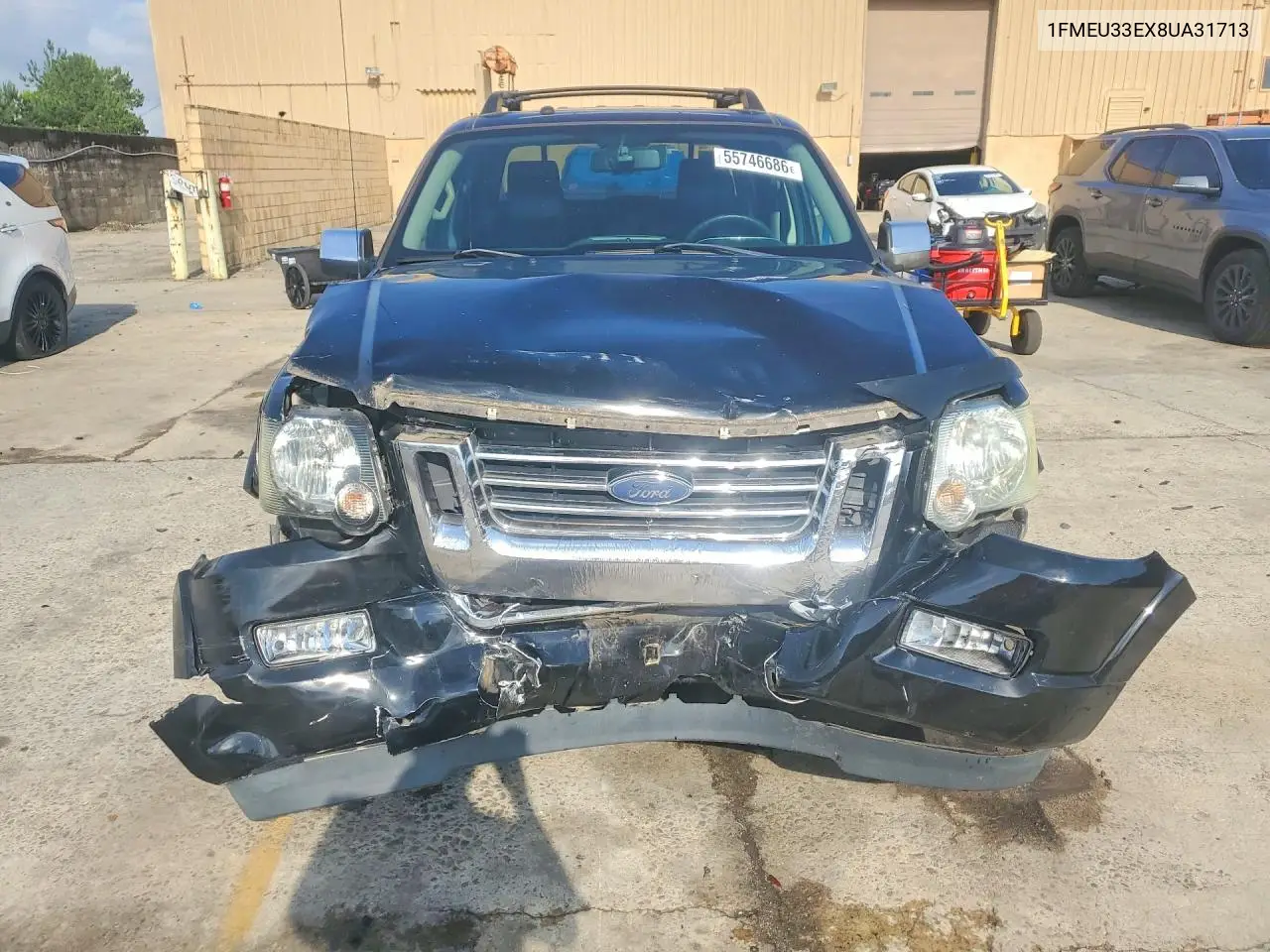 2008 Ford Explorer Sport Trac Limited VIN: 1FMEU33EX8UA31713 Lot: 55746686
