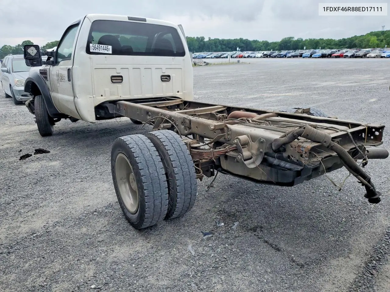 2008 Ford F450 Super Duty VIN: 1FDXF46R88ED17111 Lot: 56491446