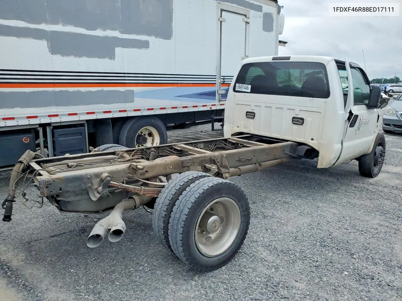 2008 Ford F450 Super Duty VIN: 1FDXF46R88ED17111 Lot: 56491446
