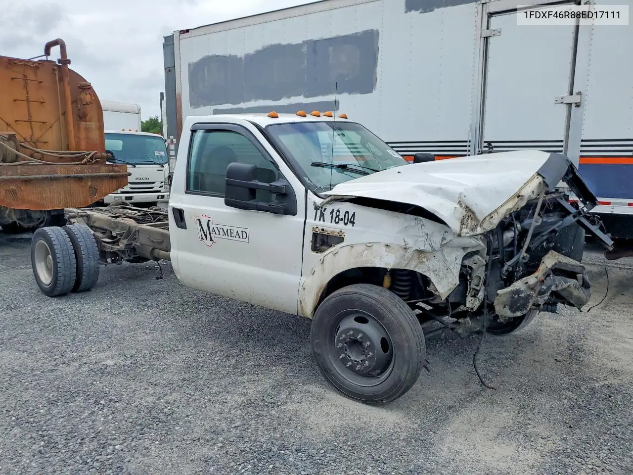2008 Ford F450 Super Duty VIN: 1FDXF46R88ED17111 Lot: 56491446